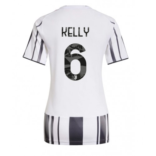 Stroje piłkarskie Juventus Lloyd Kelly #6 Koszulka Podstawowej dla damskie 2025-26 Krótki Rękaw